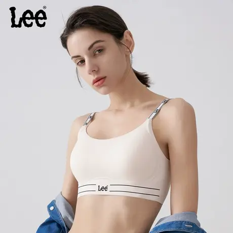 Lee李牌无痕内衣女小胸聚拢收副乳防下垂背心果冻条软支撑文胸商品大图