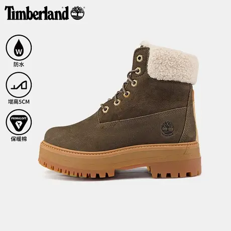 【增高5CM】Timberland添柏岚官方女鞋高帮靴加绒保暖防水|A2PU6图片