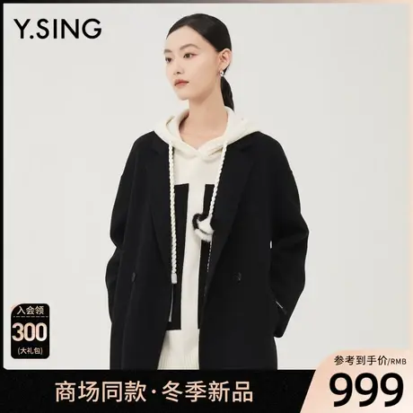【商场同款】Y.SING衣香丽影2023冬季新款羊毛套头衫YMS32310107图片