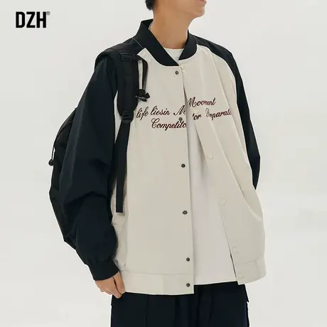 男士飞行员夹克棒球服外套潮牌男痞帅高级感男装春秋情侣衣服男款商品大图