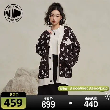 PALLADIUM帕拉丁鸢尾花开衫毛衣时尚潮流男女款上衣外套178036图片