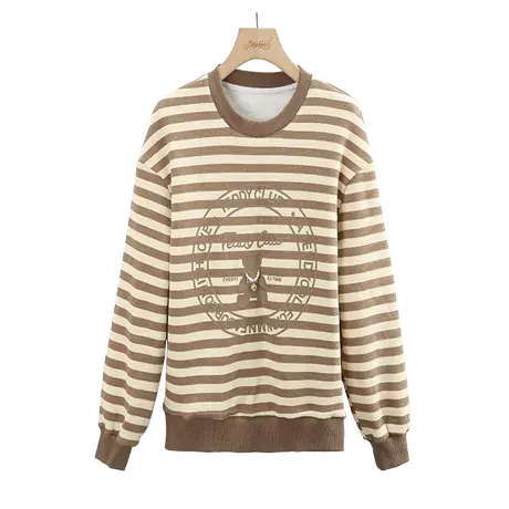 时尚气质宽松显瘦套头卫衣2022年冬季新款淑女温柔显瘦通勤上衣图片