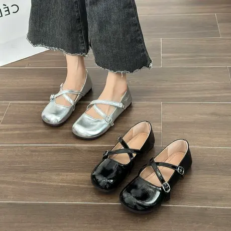 永希韩版女士鞋子2023年夏季新款玛丽珍鞋防滑仙女温柔软底平底鞋商品大图