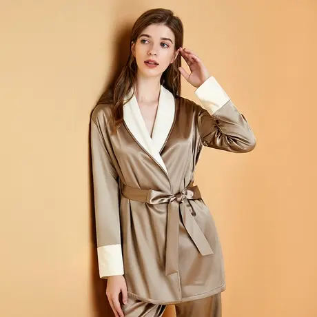 2023年新款女秋冬加绒冬季长袖法兰绒冬天珊瑚绒睡衣家居服套装冬图片
