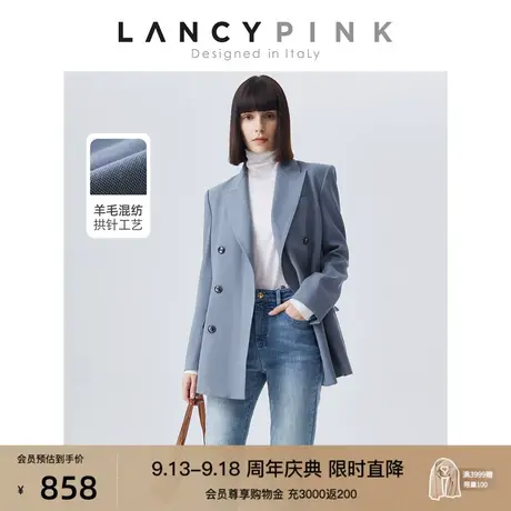 【意大利设计】朗姿羊毛气质时尚秋冬新款职业西服女西装正装外套图片