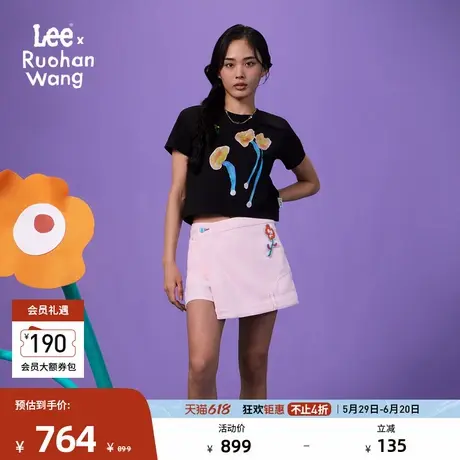 【Lee x Ruohan Wang联名系列】Lee商场同款25春夏新舒适版女裙裤图片