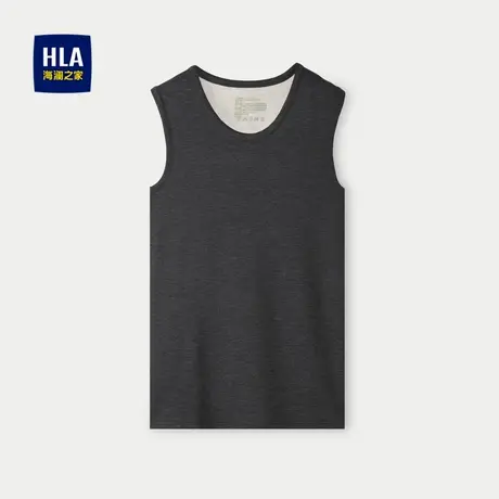 HLA/海澜之家保暖内衣背心男无痕工艺双面磨毛保暖柔软打底背心男商品大图