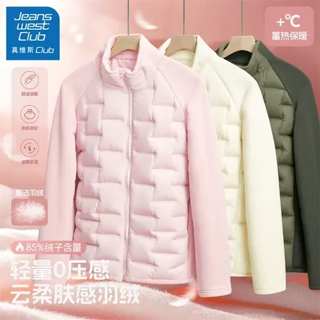 真维斯club女童轻薄羽绒服2025新款儿童冬季保暖外套女孩运动冬装商品大图