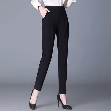 哈伦裤女春秋2024新款中老年大码宽松裤子大码胖mm休闲女裤妈妈裤图片