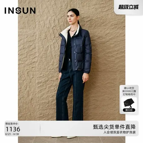 「轻暖羽绒」INSUN恩裳专选2024轻薄长白山鹅绒羽绒服图片