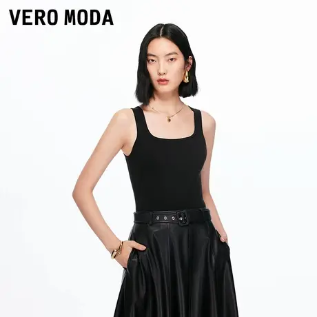 Vero Moda针织衫2025秋冬新款吊带修身针织背心简约大气325345029商品大图