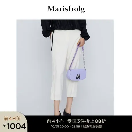 【美利奴羊毛】玛丝菲尔春季新款休闲西装裤图片