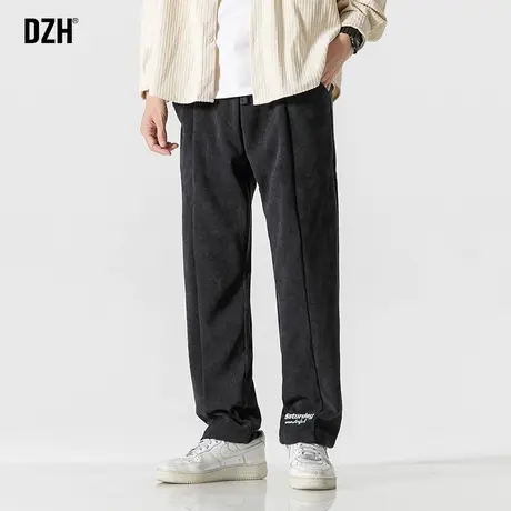 男士垂感运动裤男秋季直筒宽松休闲裤子2024新款直筒裤百搭男裤潮商品大图