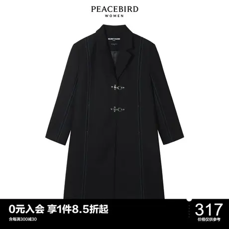 太平鸟气质流行春秋女士时尚年新款设计感风衣A3BEC1G02图片