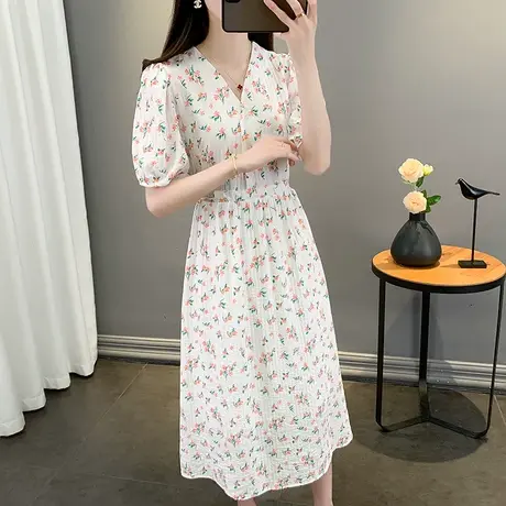早春季新款连衣裙2023女装春秋款法式碎花长裙子女超仙女森系夏季图片