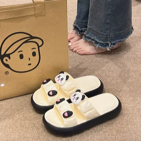 厚底踩屎感EVA拖鞋女夏季外穿卡通可爱室内家居家浴室防滑凉拖鞋商品大图