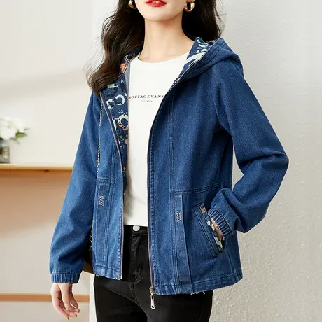 早春牛仔外套女春秋小香风2025新款高级感今年流行漂亮小个子洋气图片