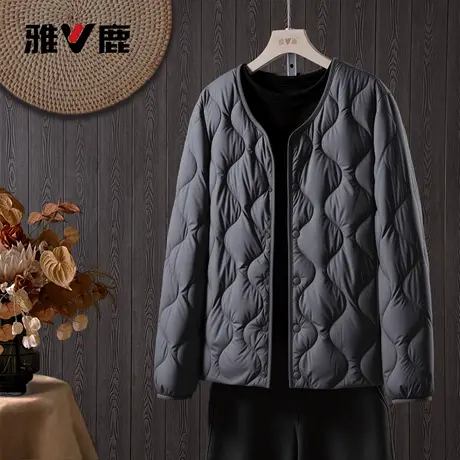 雅鹿官方新品男士轻薄羽绒服短款百搭保暖轻便内胆好看独特流行图片