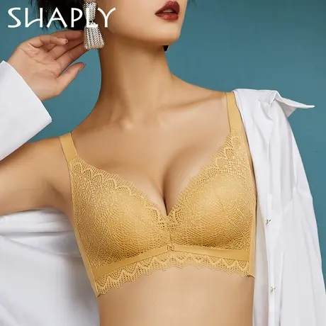 莎莲妮聚拢内衣女调整型收副乳防下垂蕾丝文胸商品大图