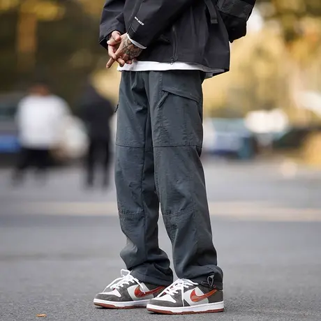 日系cityboy工装裤男秋季潮牌机能降落伞兵美式户外冲锋滑板裤子图片