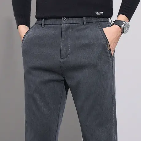 2024新款男士弹力直筒休闲裤子春季男装西装裤男裤春秋款商务西裤商品大图