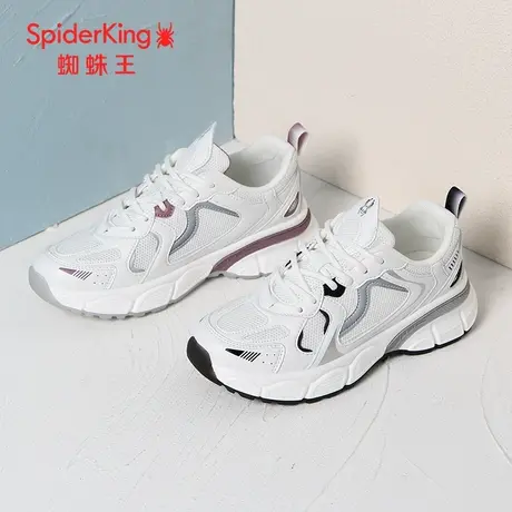 SPIDER KING/蜘蛛王休闲鞋女2023秋季商场新款运动鞋女网面透气潮商品大图