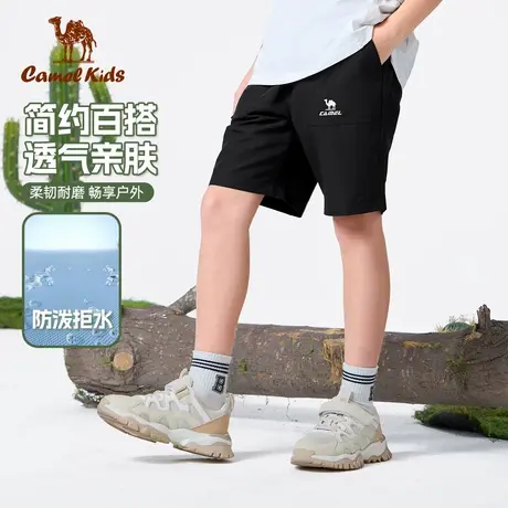 骆驼男童裤子童装短裤2025年夏季新款儿童薄款休闲中裤夏装运动裤商品大图