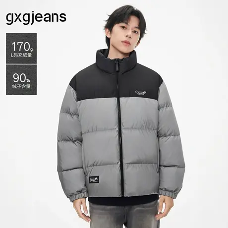 gxg.jeans男装秋冬款短款羽绒服J24XD254013图片