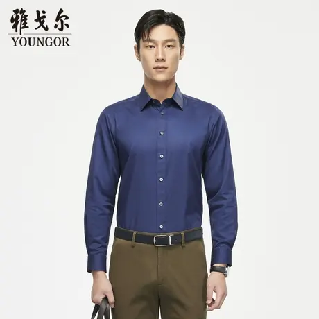 【200支】TP系雅戈尔衬衫秋季高端商务TNDP免烫易打理长袖衬衫图片