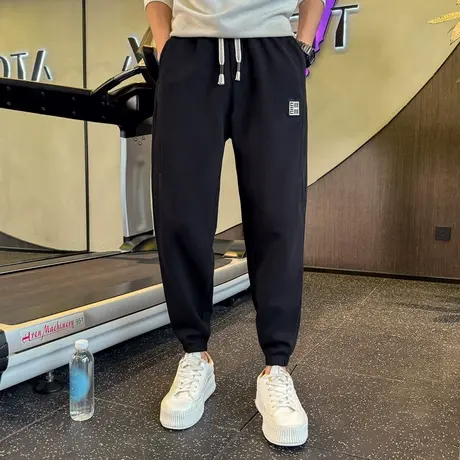 卫裤男秋冬季潮流韩版个宽松加厚束脚休闲裤新款轻熟潮牌哈伦裤图片