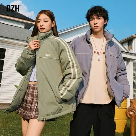 情侣棉服男女冬季加厚短款棉衣2024新款学生棉袄外套男士冬装上衣商品大图