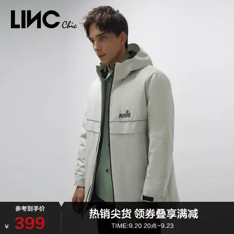 LINCCHIC金羽杰羽绒服男连帽轻薄短款羽绒服男士冬季外套2035205图片