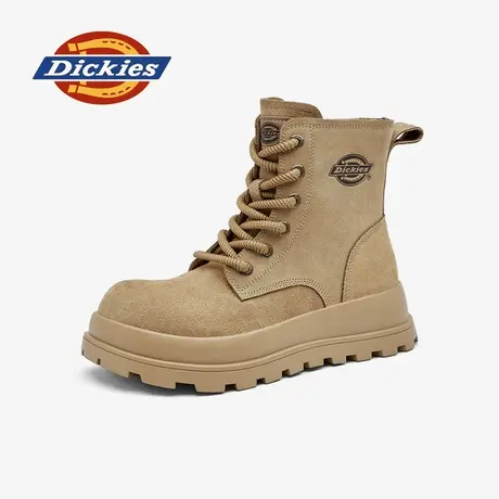 Dickies马丁靴女2025秋冬季新款时装靴增高厚底皮靴工装软底短靴商品大图