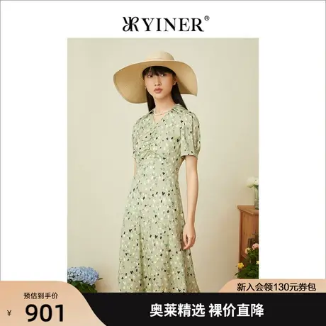 YINER音儿专柜女装2022夏季新款连衣裙8C32205750图片