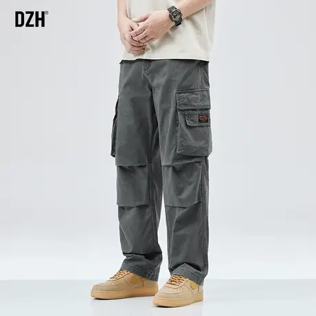 男士美式机能工装裤男春季耐磨伐木裤休闲裤子男款2024新款直筒裤商品大图