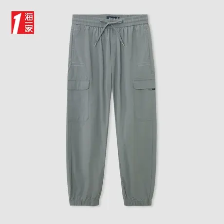 海一家青年休闲九分裤2024年夏季新款舒适有型青年男士休闲裤商品大图