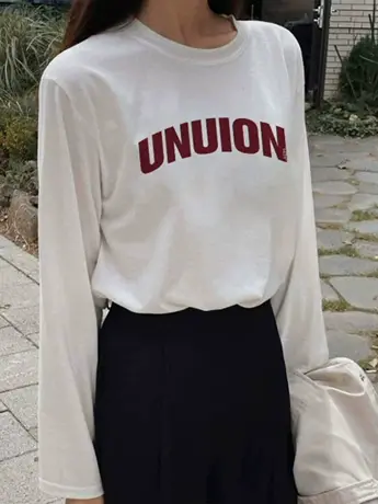 白色仿棉长袖t恤2023新款春秋装冬季加绒内搭打底衫洋气减龄上衣商品大图