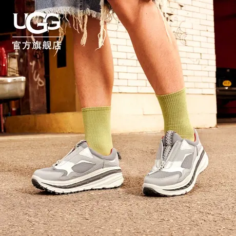 UGG春季新款男士舒适厚底圆头拉链款轻便运动时尚休闲鞋 1152959图片