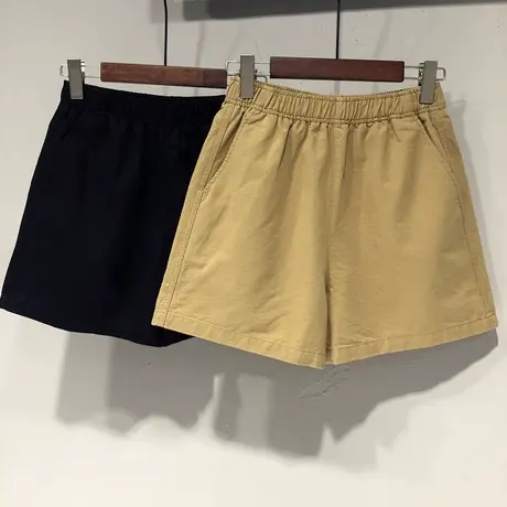 复古港风超火cec阔腿休闲裤女夏季百搭洋气韩版时尚运动短裤ins潮商品大图