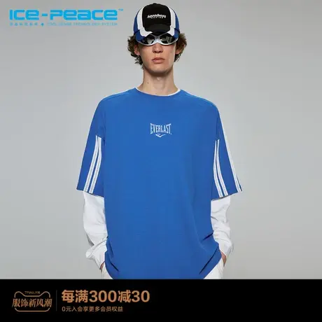 【AIRxPEACE】太平鸟男装everlat联名系列宽松短袖T恤BYDAD2235图片