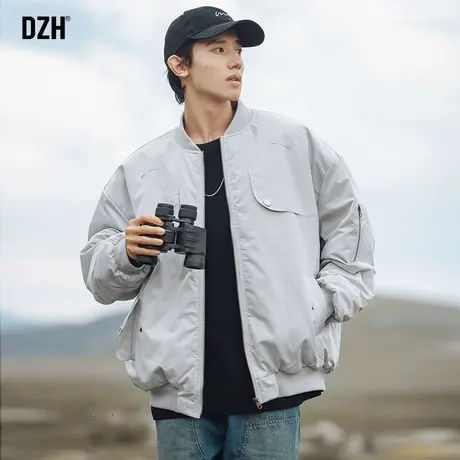 男士飞行员夹克棉服冬季新款男棒球服外套男款美式棉衣2023年新款图片