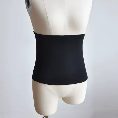 薄款棉质护肚春夏薄款黑色围肚女保暖护腰护背护胃肚兜防风肚围男商品大图