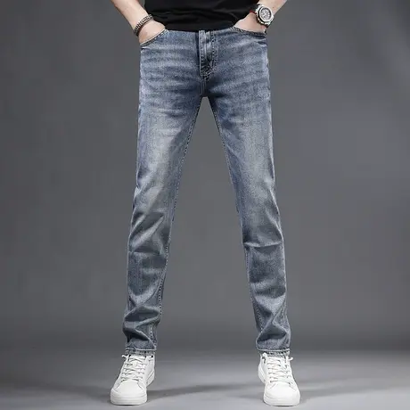 2023新款牛仔裤男直筒宽松春夏季薄款高端水洗男士牛仔长裤青年商品大图