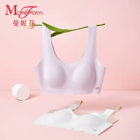 【二阶段】曼妮芬少女无痕背心无钢圈舒适软支撑带杯内衣20400430商品大图