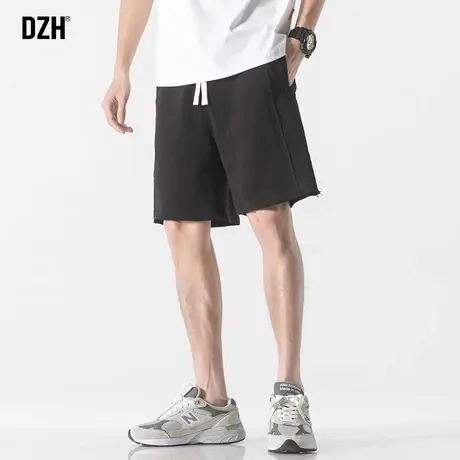男生黑色5分短裤男运动夏季裤子男款半截裤2023年新款外穿五分裤商品大图