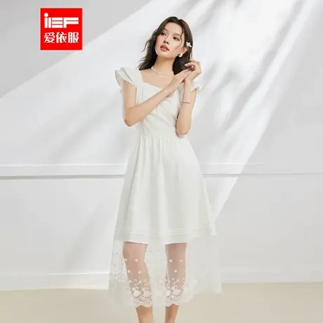 IEF/爱依服2025夏季新款法式白月光仙女风设计感百搭背心长裙商品大图