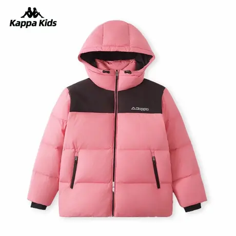 kappa卡帕品牌羽绒服儿童外套204新款白鸭绒加厚中长款上衣男女童商品大图