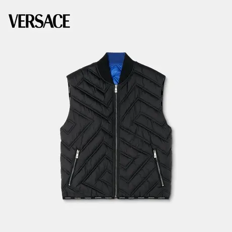 VERSACE/范思哲 男士La Greca回纹马甲无袖上衣图片