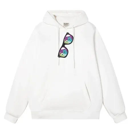 秀洛怪兽大学联名衣服男大眼蓝毛动漫周边连帽卫衣加绒加厚外衣商品大图