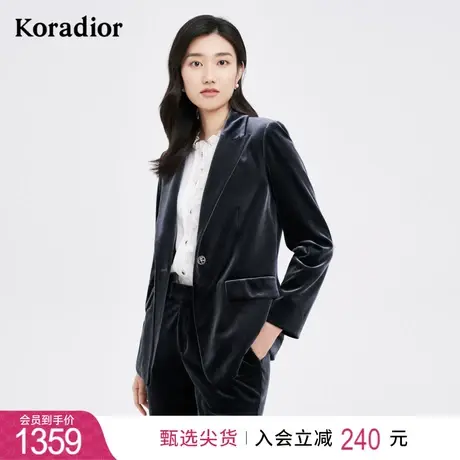 珂莱蒂尔休闲西装外套女身通勤小西服2022年新款正装图片